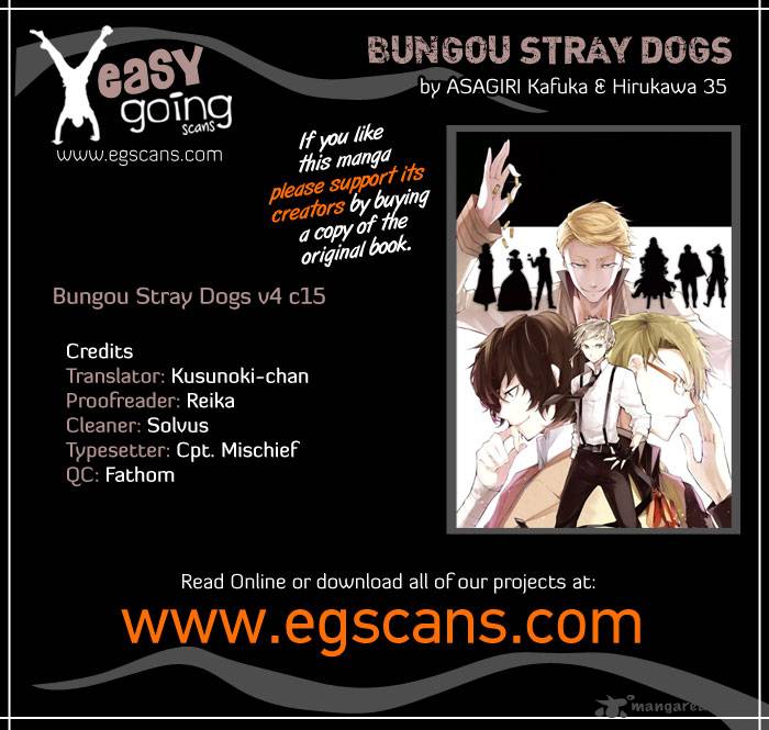 Bungo Stray Dogs Chapter 15 Page 1