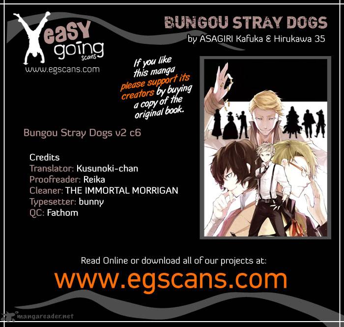 Bungo Stray Dogs Chapter 6 Page 1