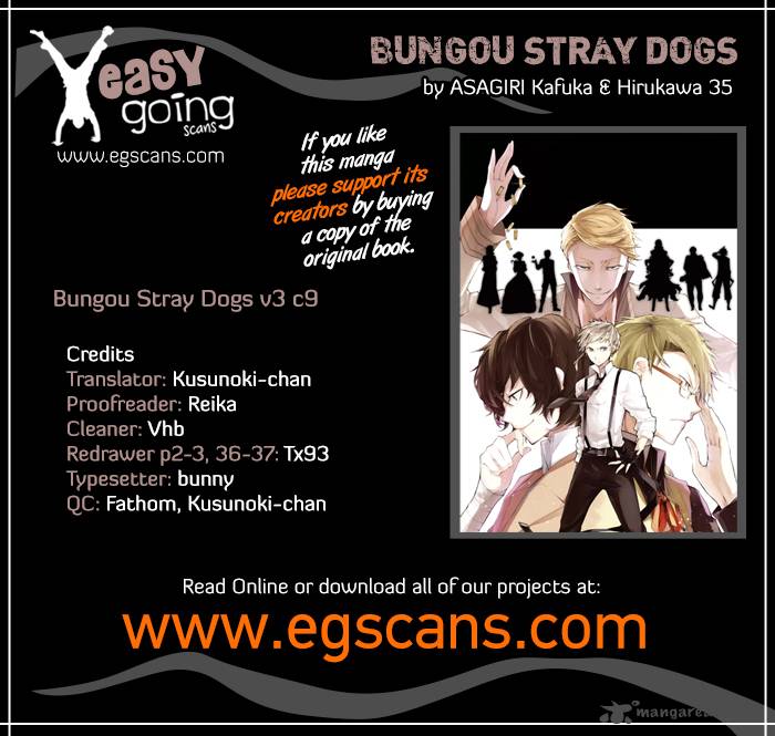 Bungo Stray Dogs Chapter 9 Page 1