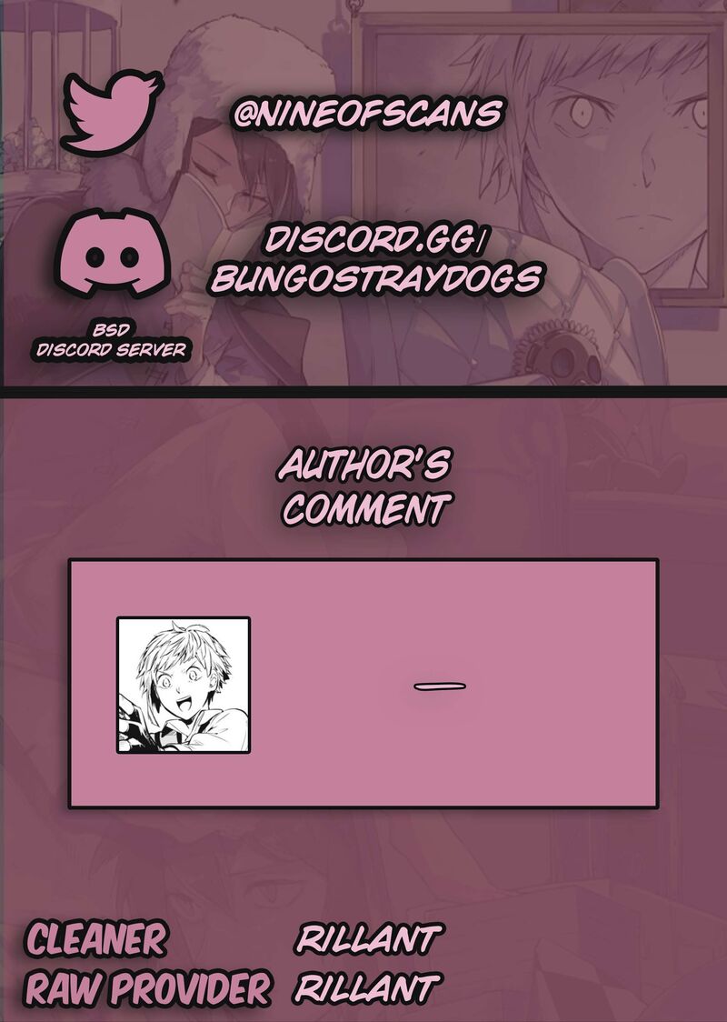 Bungou Stray Dogs Chapter 121e Page 1