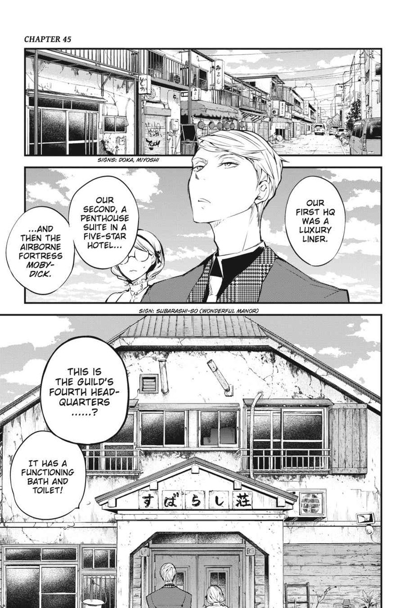 Bungou Stray Dogs Chapter 45 Page 1