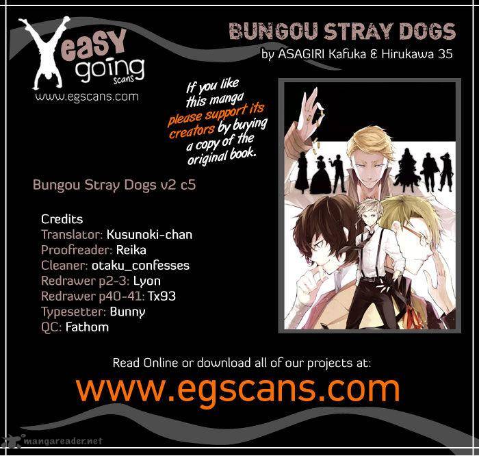 Bungou Stray Dogs Chapter 5 Page 1