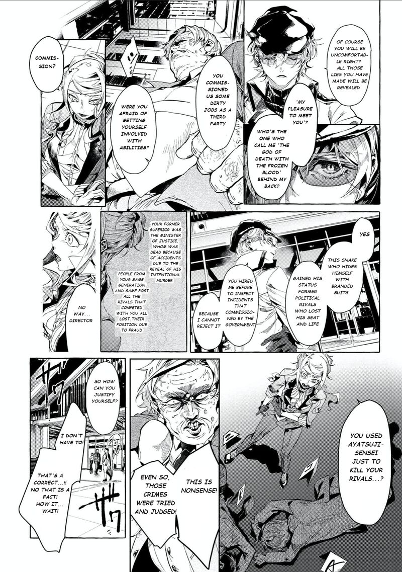 Bungou Stray Dogs Gaiden Ayatsuji Yukito Vs Kyougoku Natsuhiko Chapter 5b Page 9
