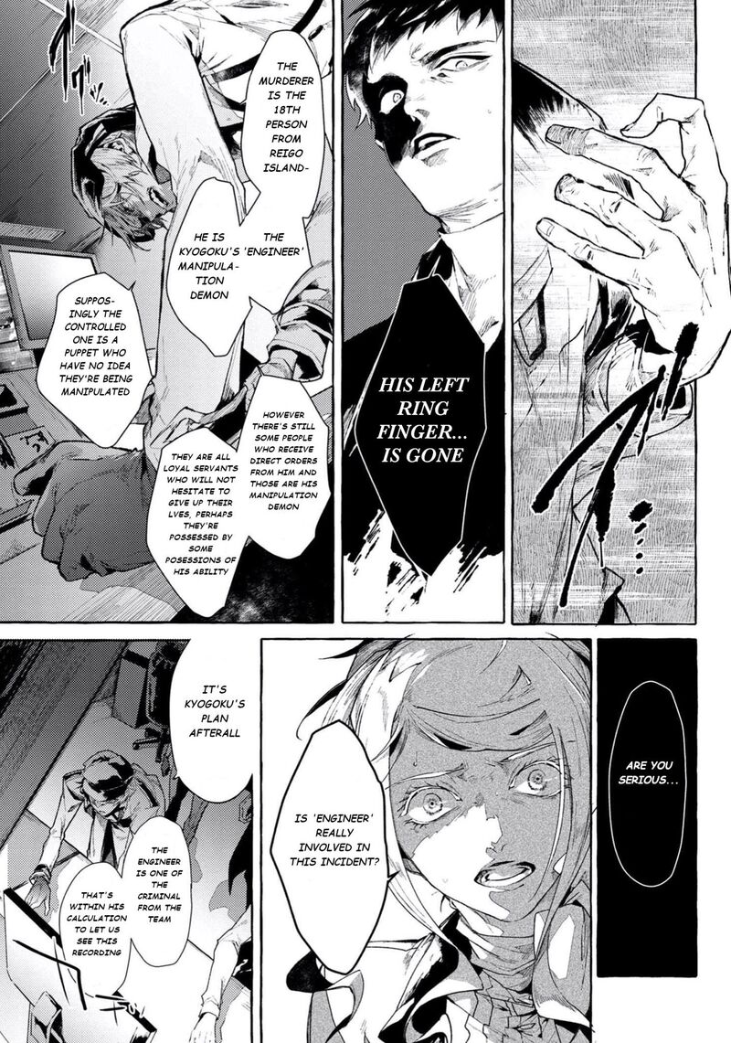 Bungou Stray Dogs Gaiden Ayatsuji Yukito Vs Kyougoku Natsuhiko Chapter 6b Page 7