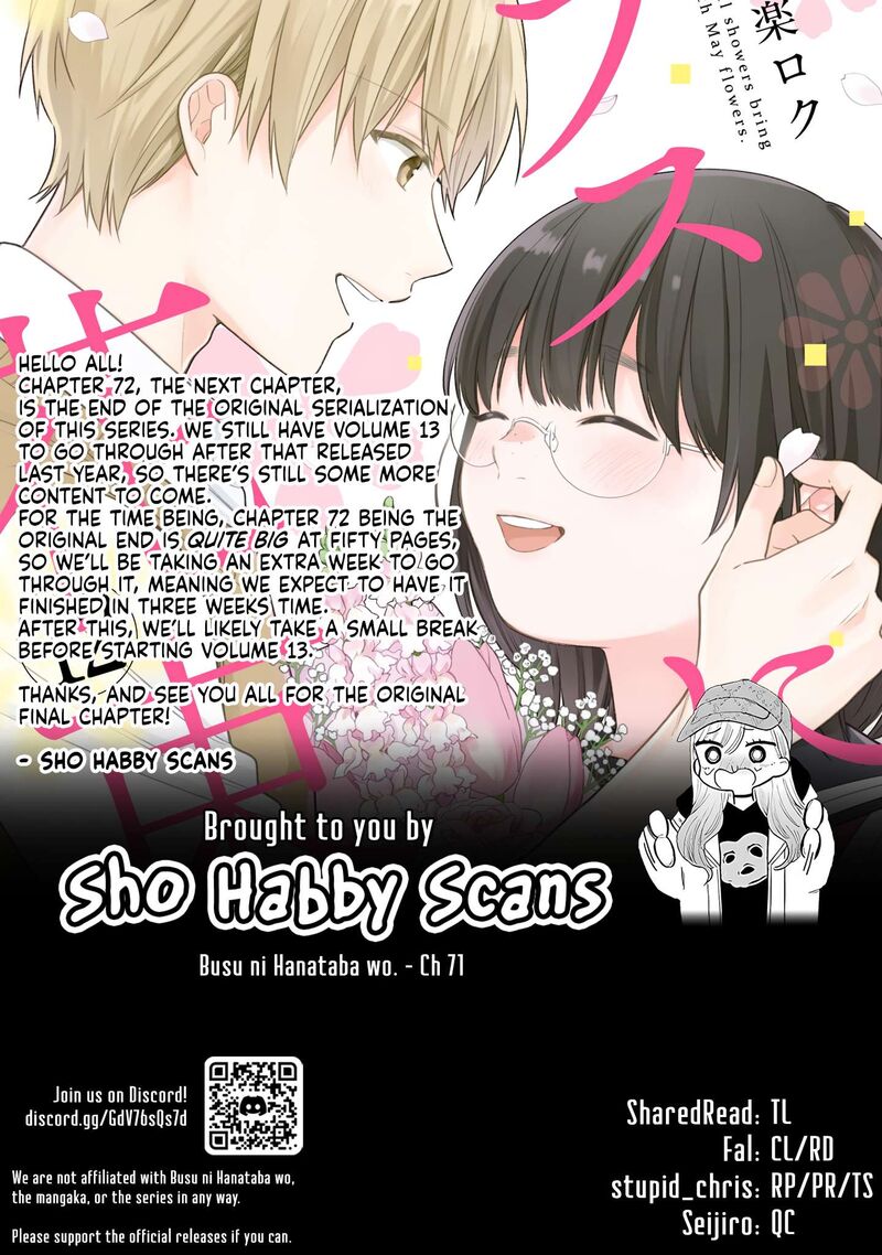 Busu Ni Hanataba Wo Chapter 71 Page 27