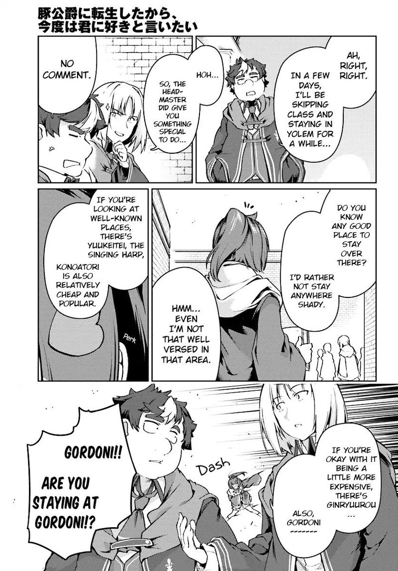 Buta Koushaku Ni Tensei Shitakara Kondo Wa Kimi Ni Suki To IItai Chapter 13 Page 23