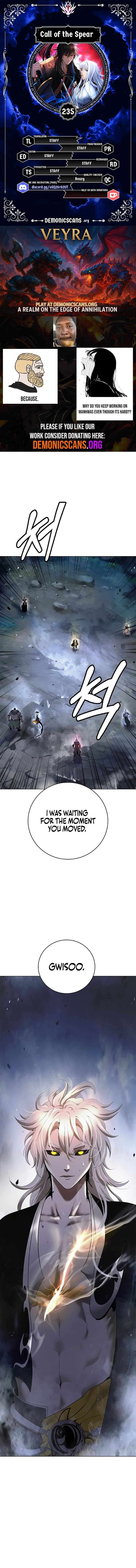 Call Of The Spear Chapter 235 Page 1