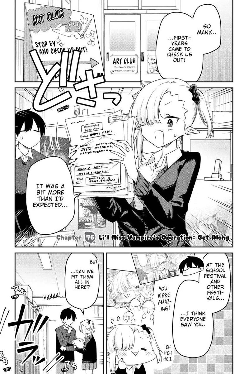 Chanto Suenai Kyuuketsuki Chan Chapter 76 Page 2