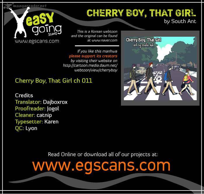 Cherry Boy That Girl Chapter 11 Page 1
