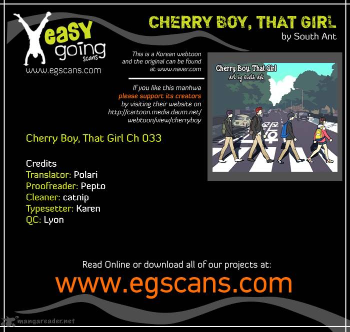 Cherry Boy That Girl Chapter 33 Page 1