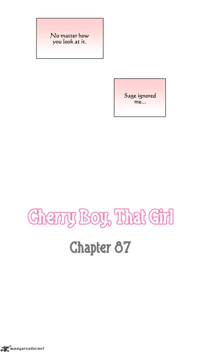 Cherry Boy That Girl Chapter 87 Page 3