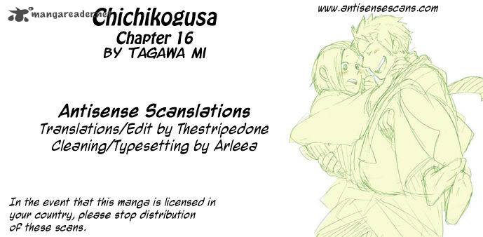 Chichikogusa Chapter 16 Page 1