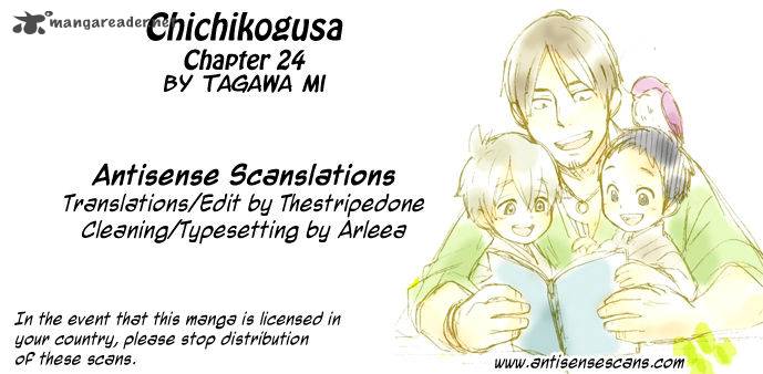 Chichikogusa Chapter 24 Page 1
