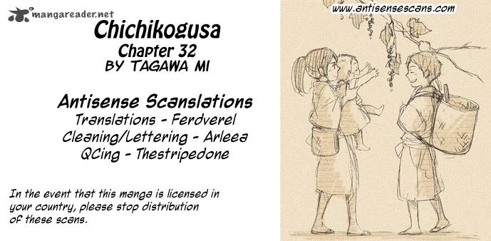 Chichikogusa Chapter 32 Page 1