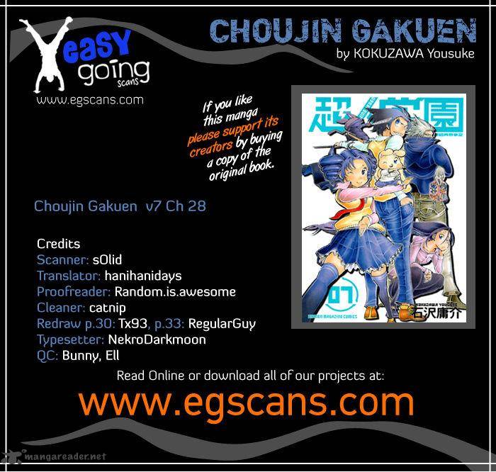 Choujin Gakuen Chapter 28 Page 1