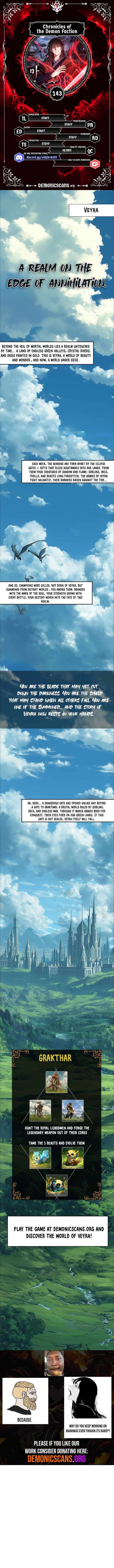 Chronicles Of The Demon Faction Chapter 143 Page 1