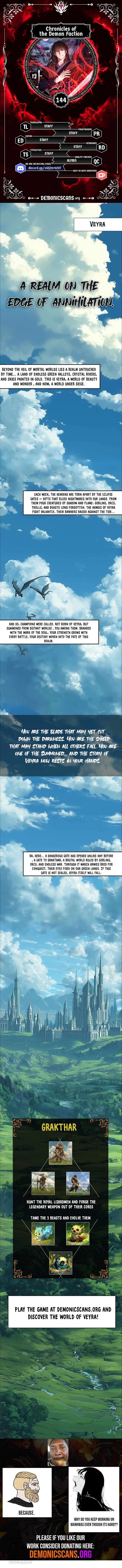 Chronicles Of The Demon Faction Chapter 144 Page 1