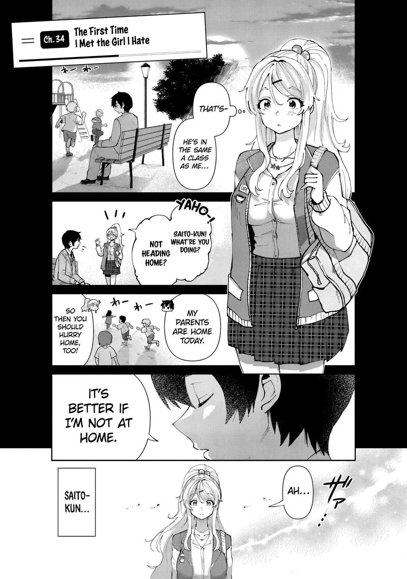 Class No Daikirai Na Joshi To Kekkon Suru Koto Ni Natta Chapter 34a Page 2