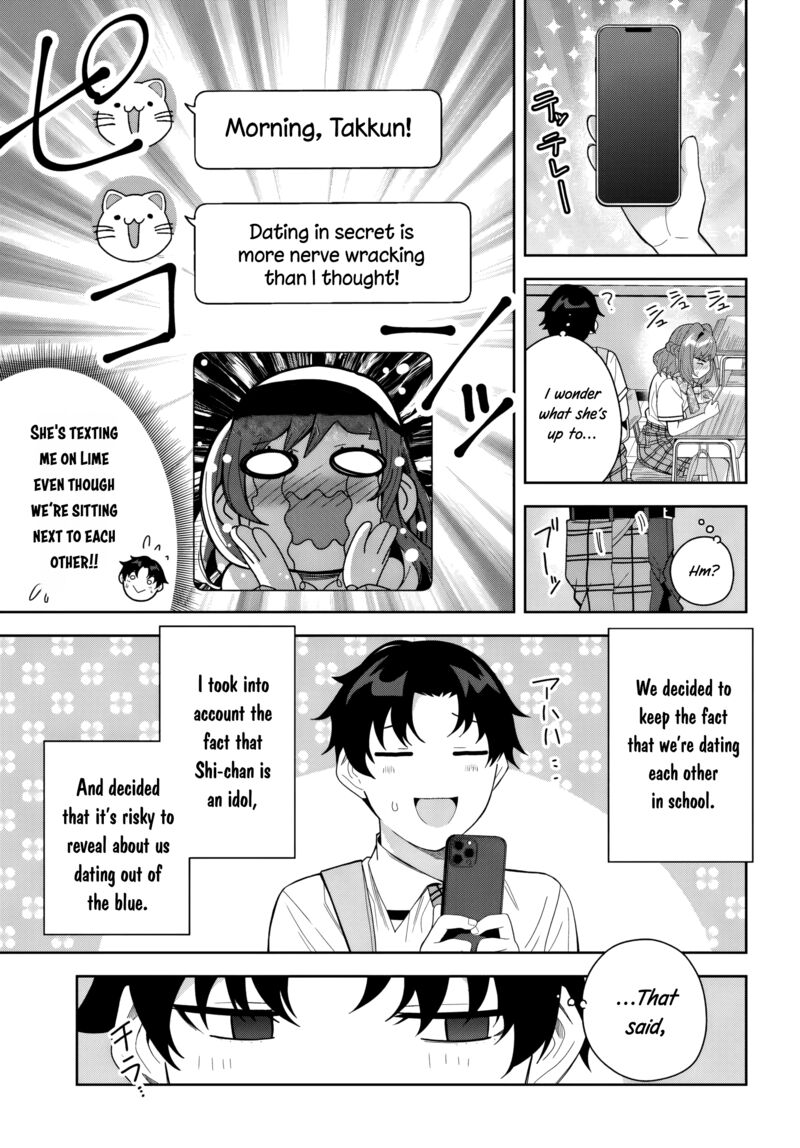 Classmate No Moto Idol Ga Tonikaku Kyodou Fushin Nan Desu Chapter 24 Page 9