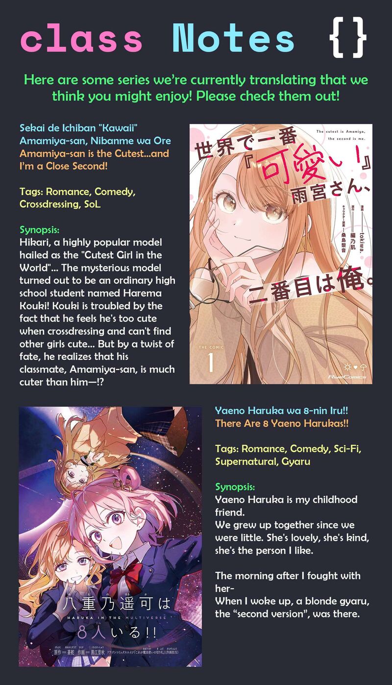 Classmate No Moto Idol Ga Tonikaku Kyodou Fushin Nan Desu Chapter 32e Page 8