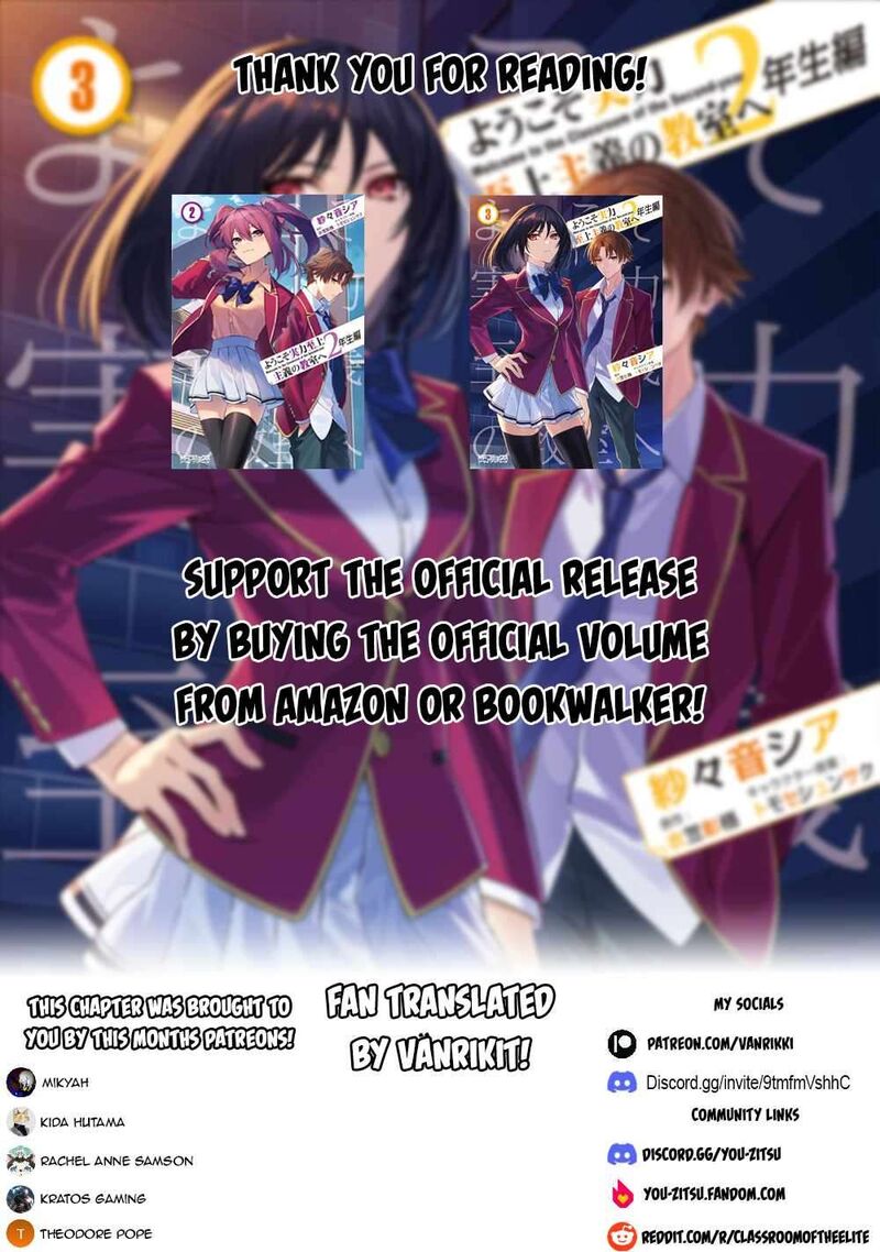 Classroom Of The Elite 2nd Year Chapter 19e Page 14