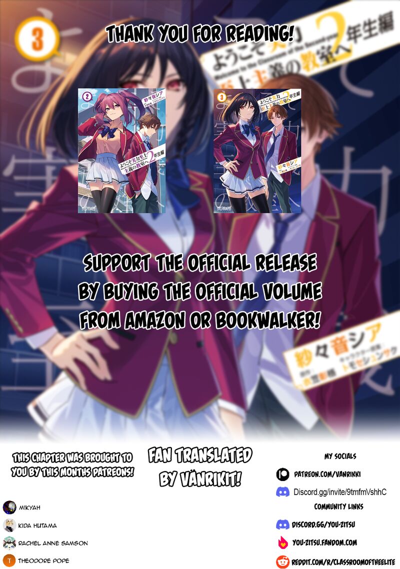 Classroom Of The Elite 2nd Year Chapter 19z Page 13