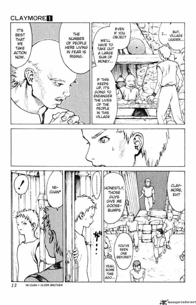 Claymore Chapter 1 Page 11