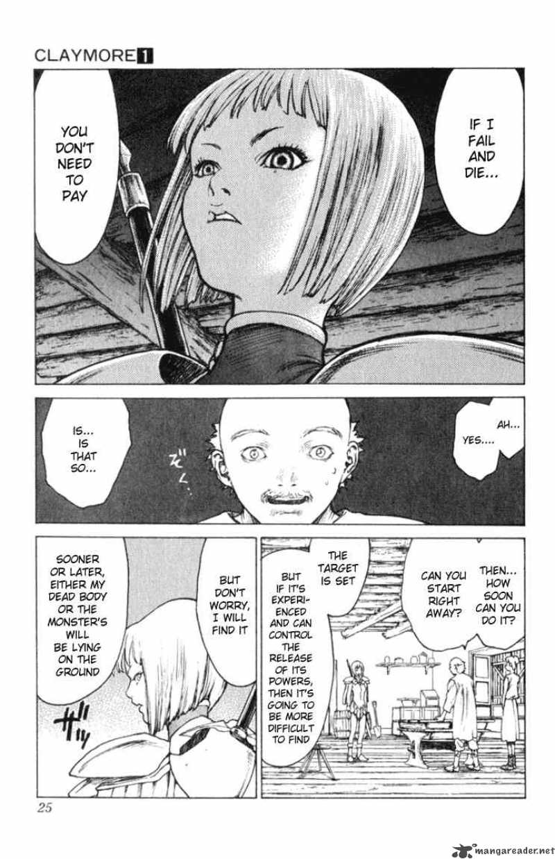Claymore Chapter 1 Page 23