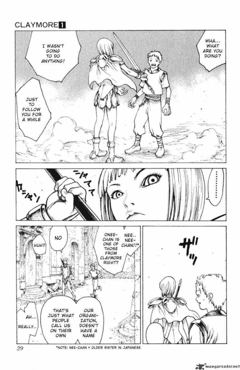 Claymore Chapter 1 Page 27