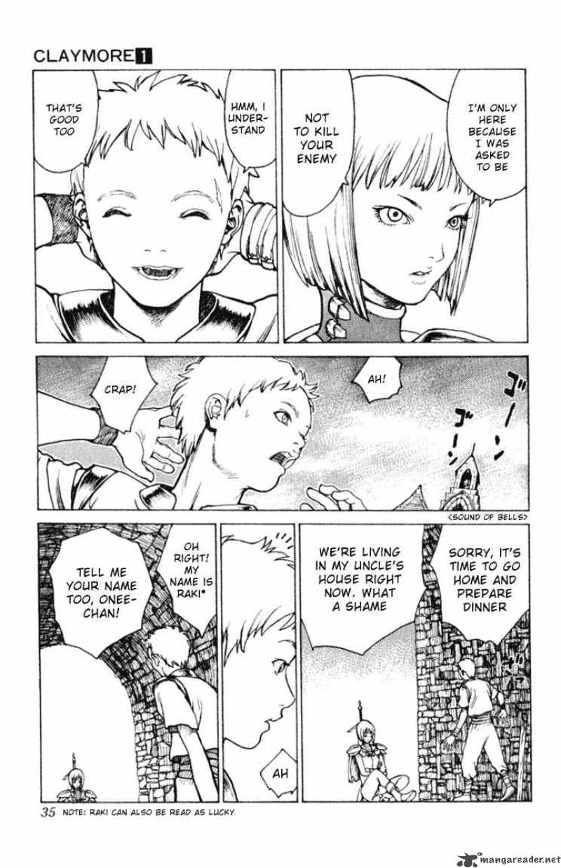 Claymore Chapter 1 Page 33