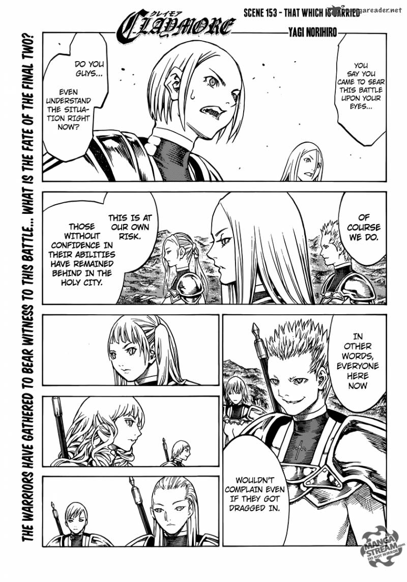 Claymore Chapter 153 Page 1