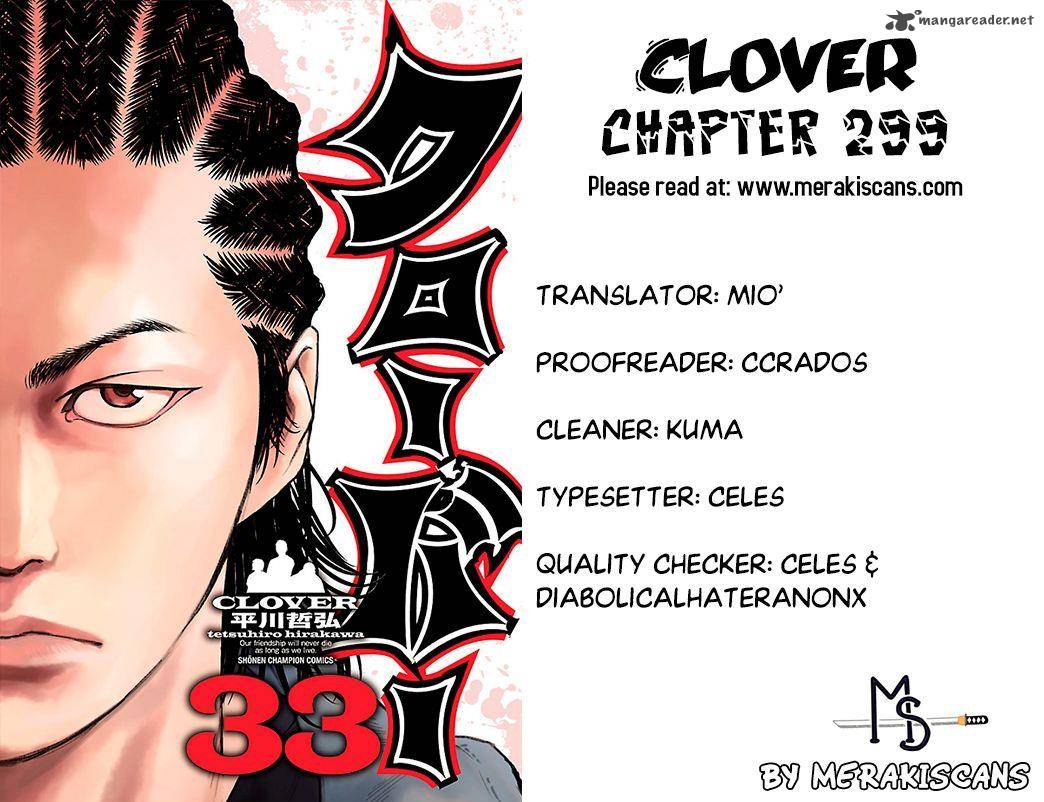 Clover Tetsuhiro Hirakawa Chapter 299 Page 1