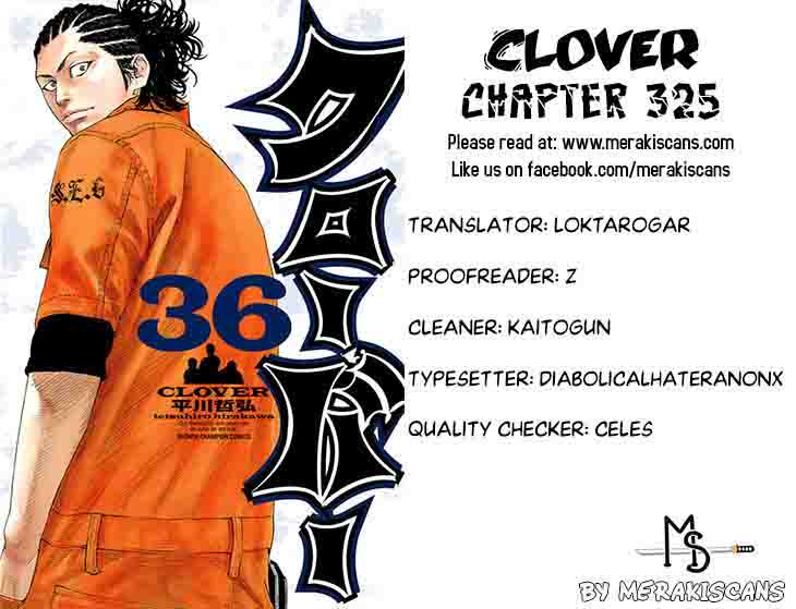 Clover Tetsuhiro Hirakawa Chapter 325 Page 1
