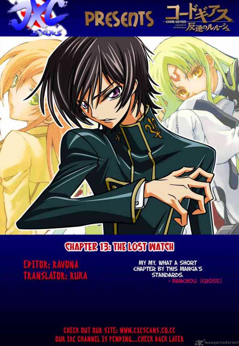 Code Geass Lelouch Of The Rebellion Chapter 13 Page 24
