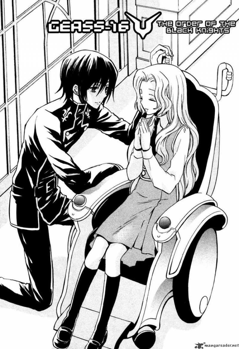 Code Geass Lelouch Of The Rebellion Chapter 16 Page 1