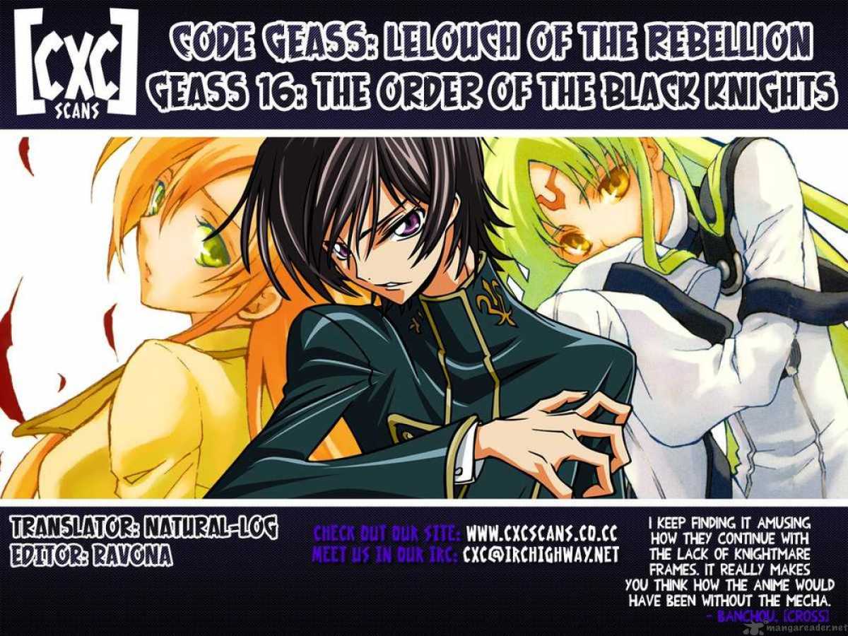Code Geass Lelouch Of The Rebellion Chapter 16 Page 41