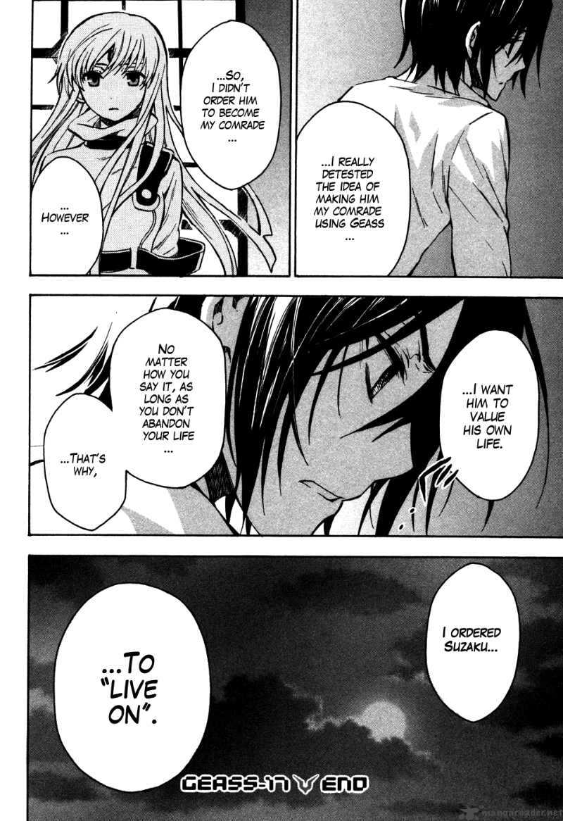 Code Geass Lelouch Of The Rebellion Chapter 17 Page 33