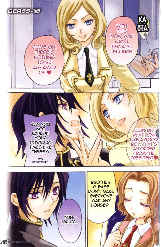 Code Geass Lelouch Of The Rebellion Chapter 18 Page 3