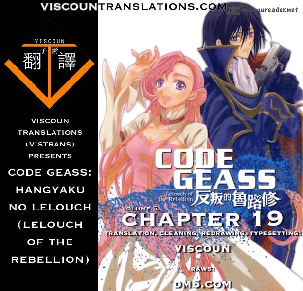 Code Geass Lelouch Of The Rebellion Chapter 19 Page 26