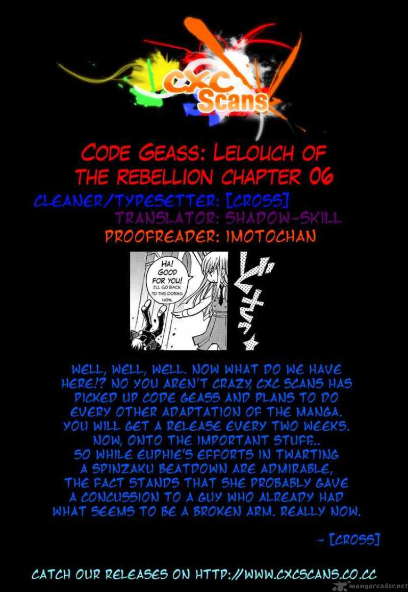 Code Geass Lelouch Of The Rebellion Chapter 6 Page 42