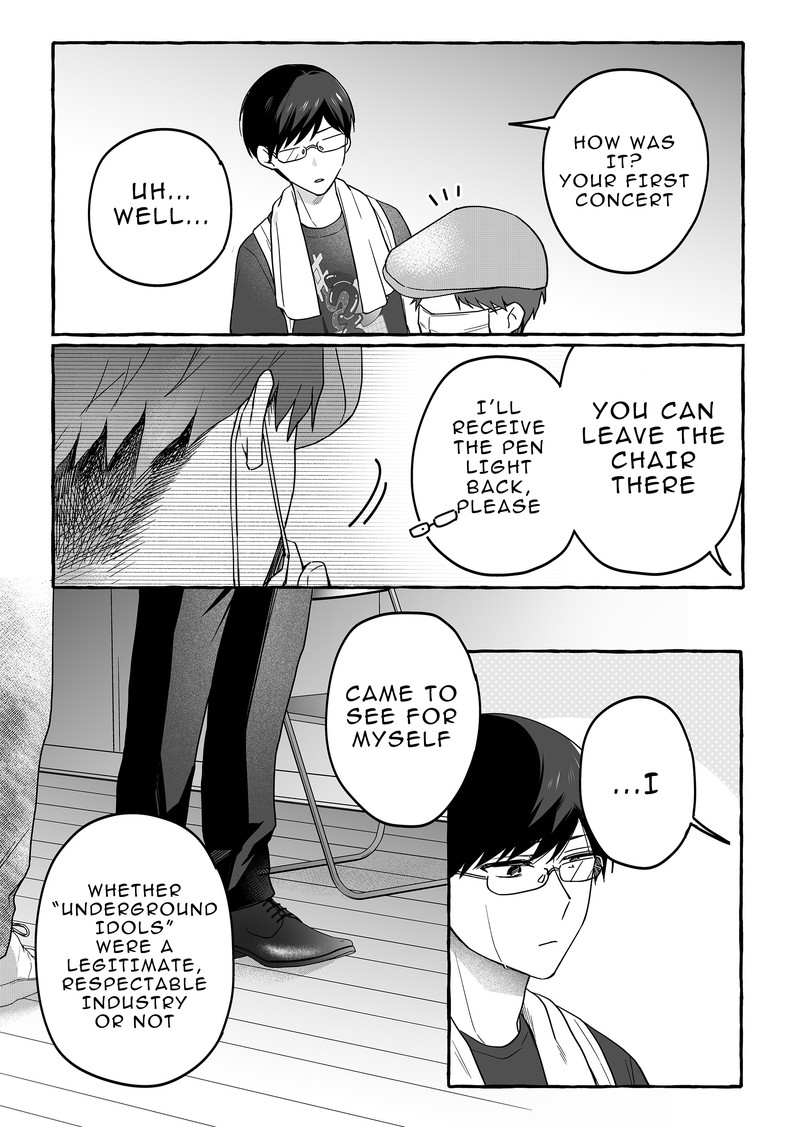 Damedol To Sekai Ni Hitori Dake No Fan Chapter 38 Page 9