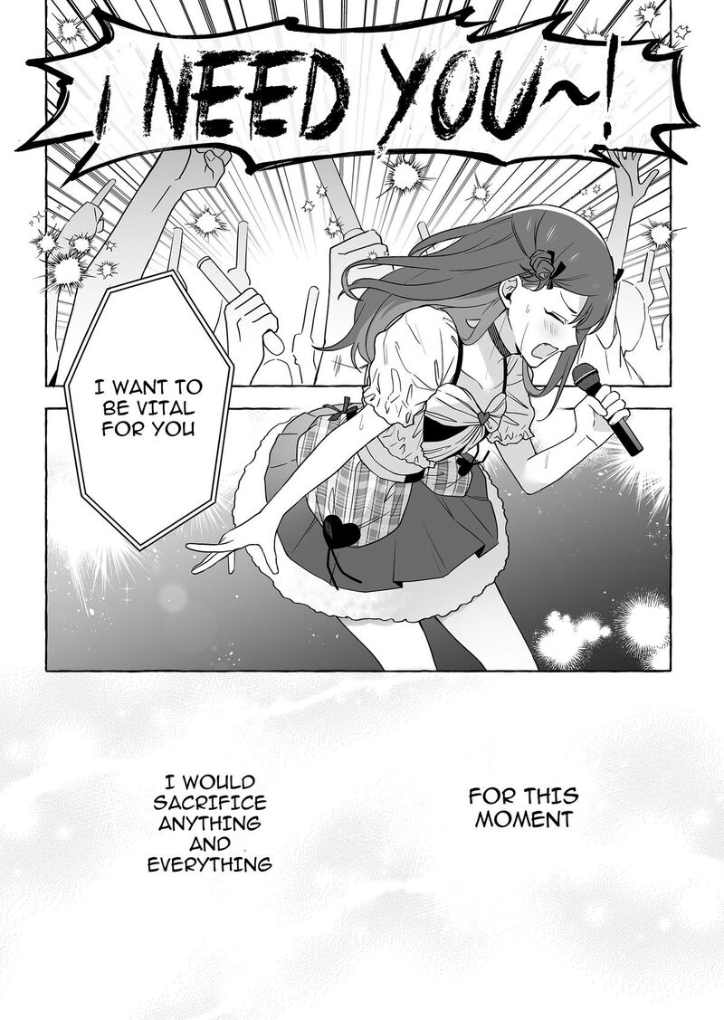 Damedol To Sekai Ni Hitori Dake No Fan Chapter 50 Page 17