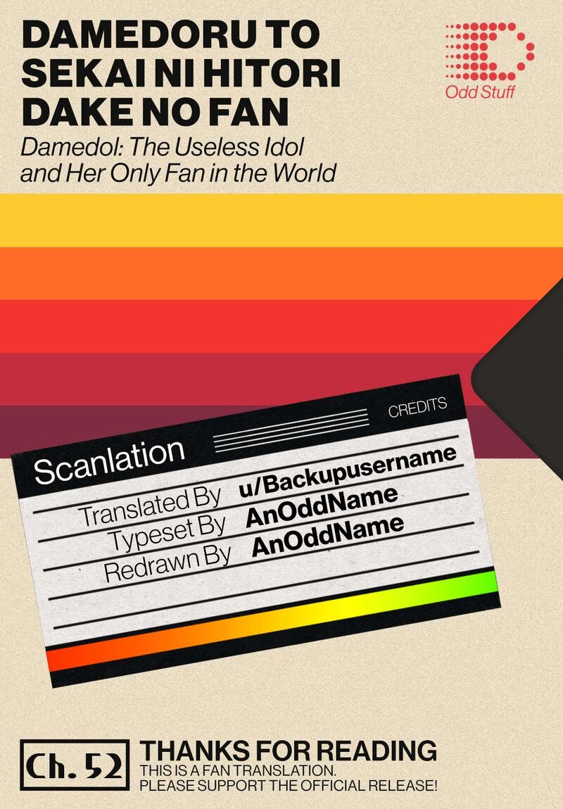 Damedol To Sekai Ni Hitori Dake No Fan Chapter 52 Page 15