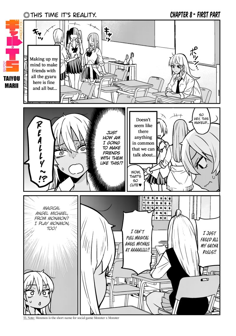 Danshi Koukousei Dakedo Gal Ni Ts Shimashita Chapter 8a Page 1
