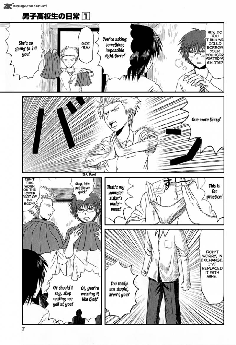 Danshi Koukousei No Nichijou Chapter 1 Page 6