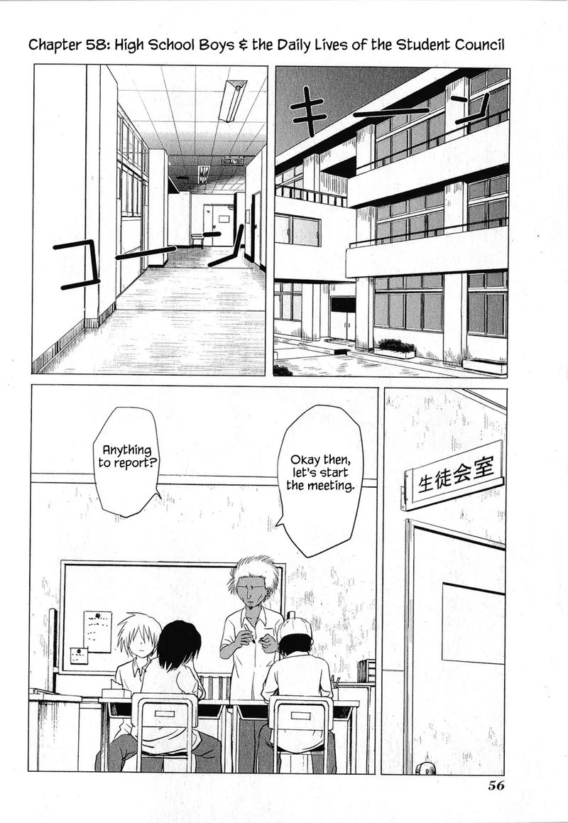Danshi Koukousei No Nichijou Chapter 58 Page 2