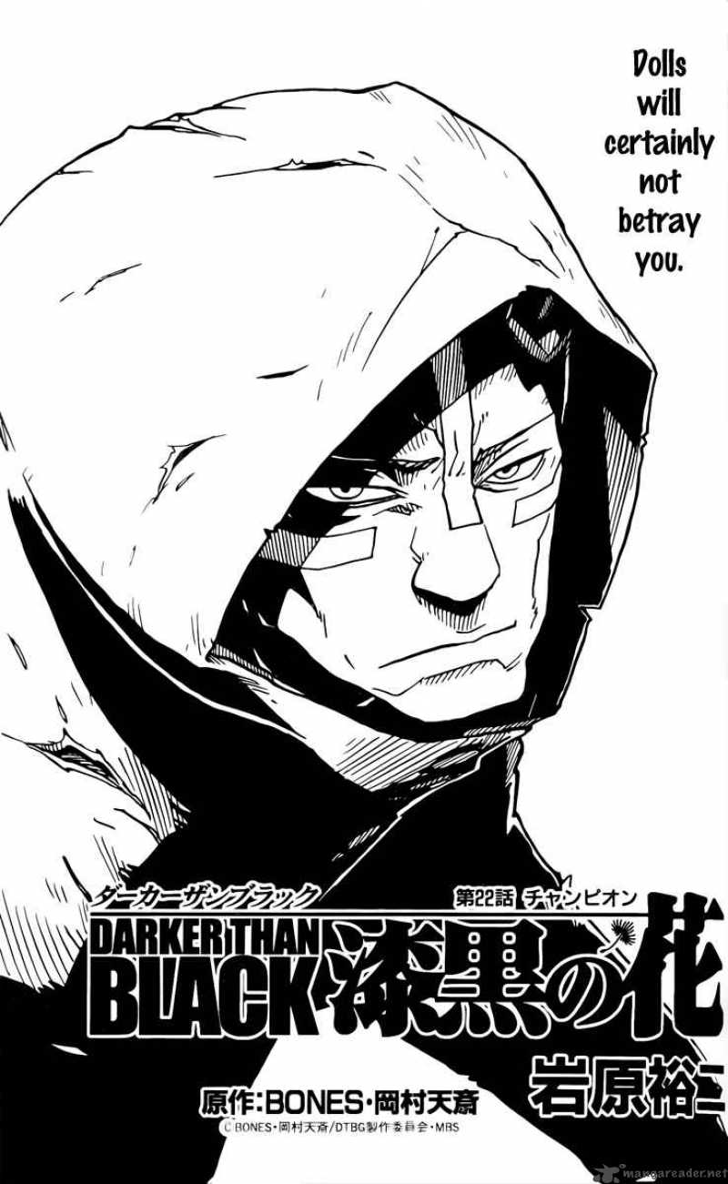 Darker Than Black Shikkoku No Hana Chapter 22 Page 3