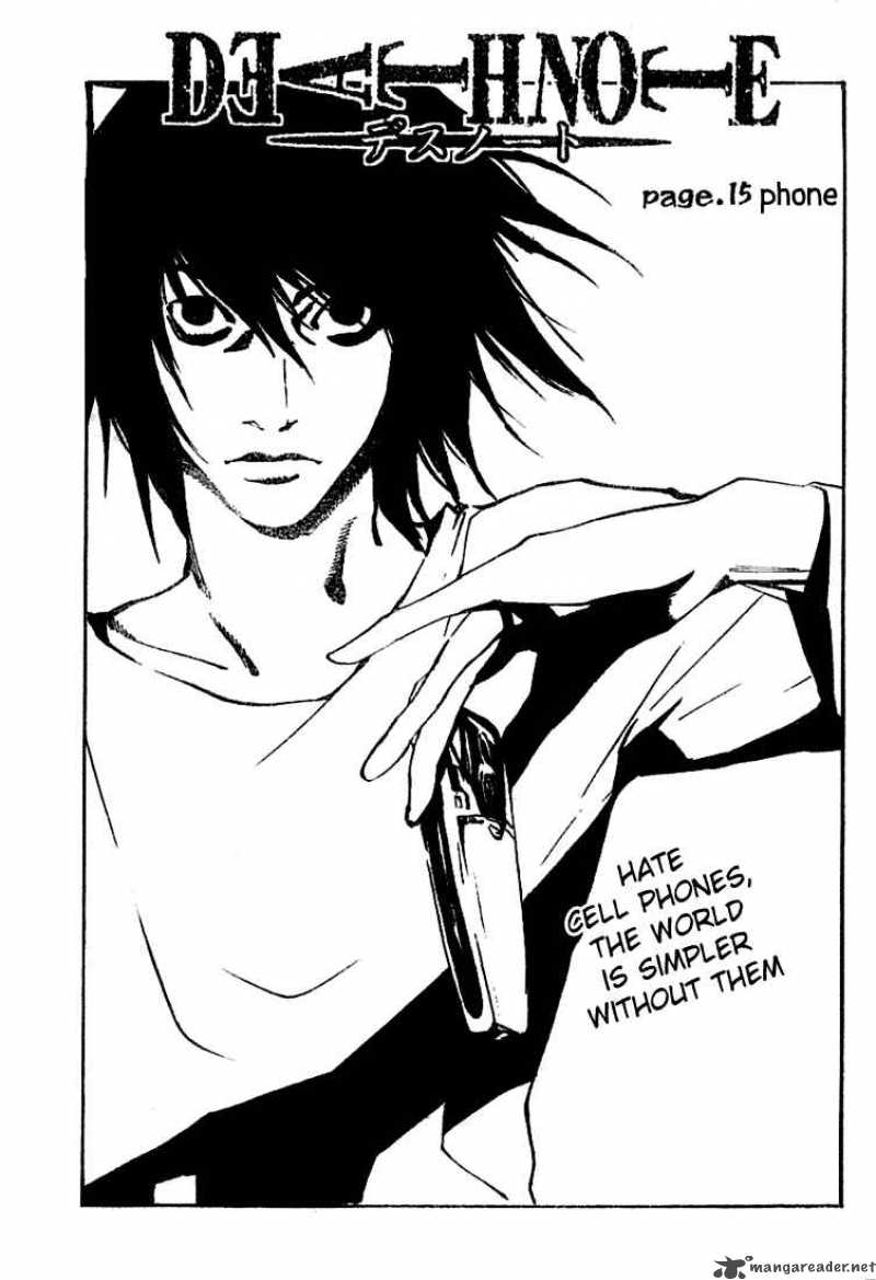 Death Note Chapter 15 Page 1