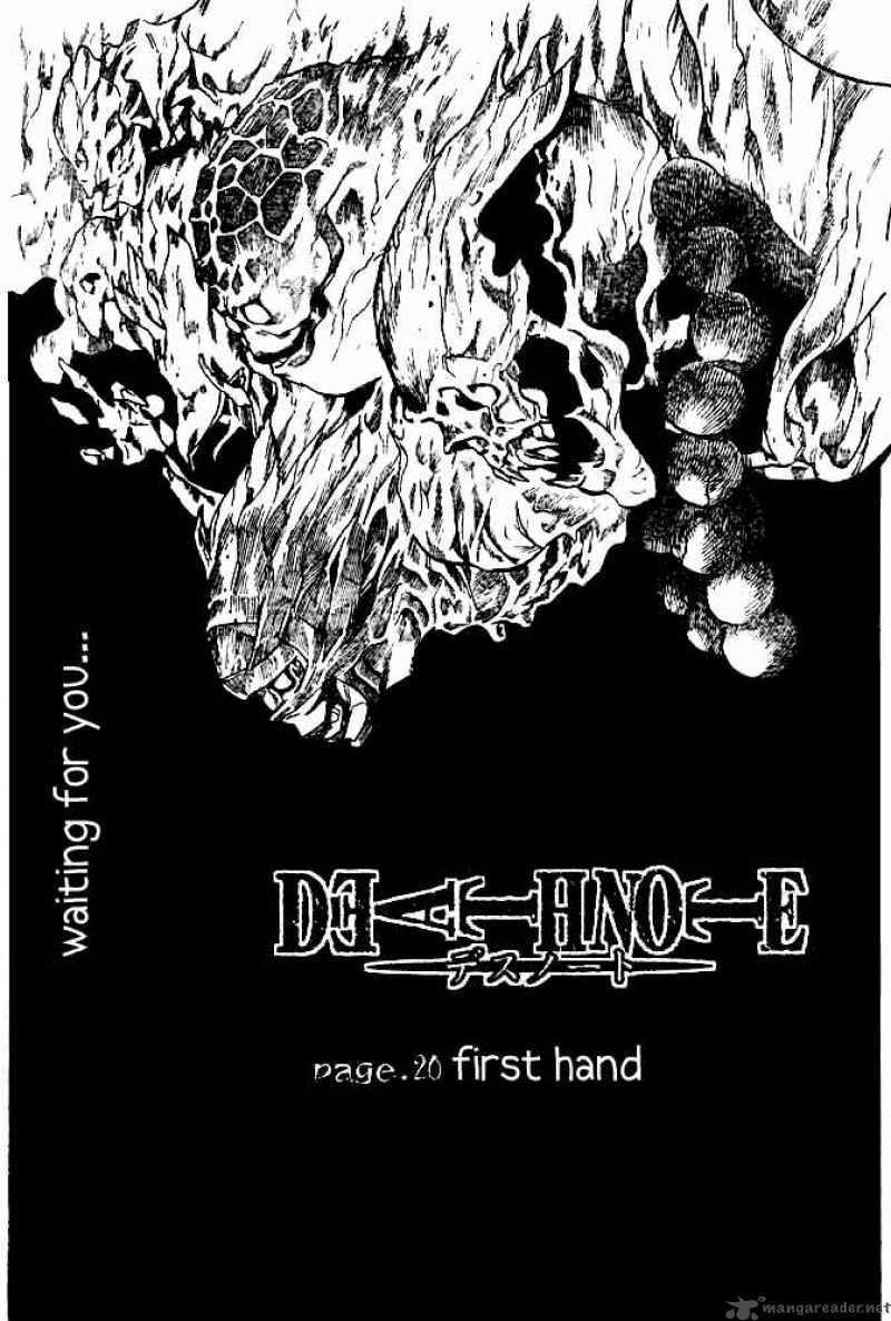 Death Note Chapter 20 Page 1