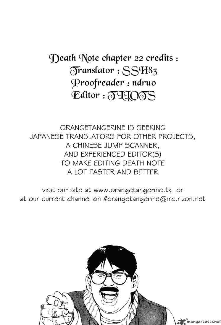 Death Note Chapter 22 Page 22